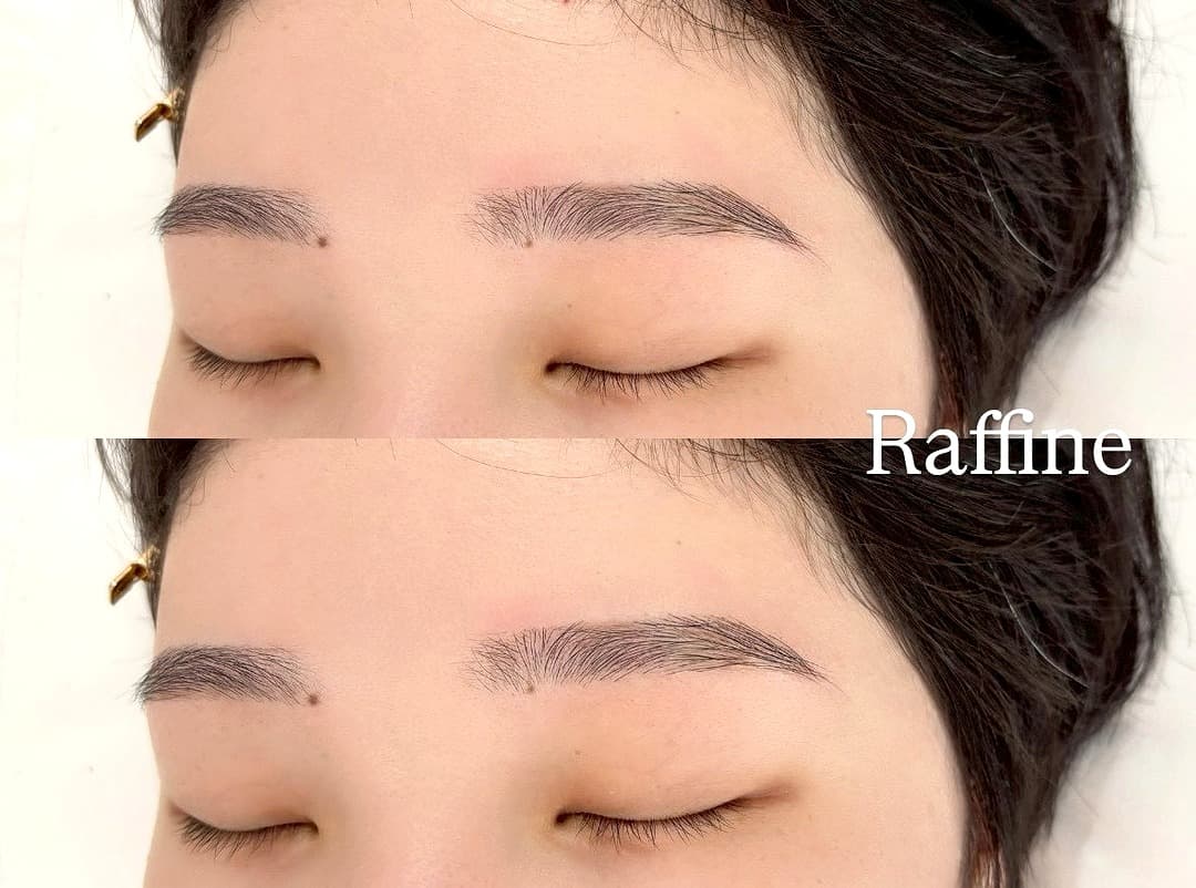 眉毛WAXで顔立ちに合う美眉を叶えるには何が大事?|高知県高知市Raffineのアイブロウ施術事例