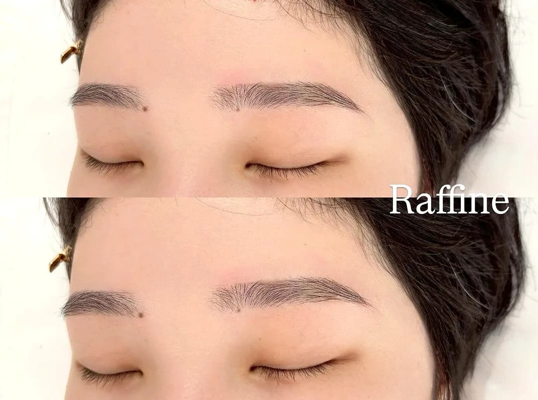 眉毛WAXで顔立ちに合う美眉を叶えるには何が大事?|高知県高知市Raffineのアイブロウ施術事例