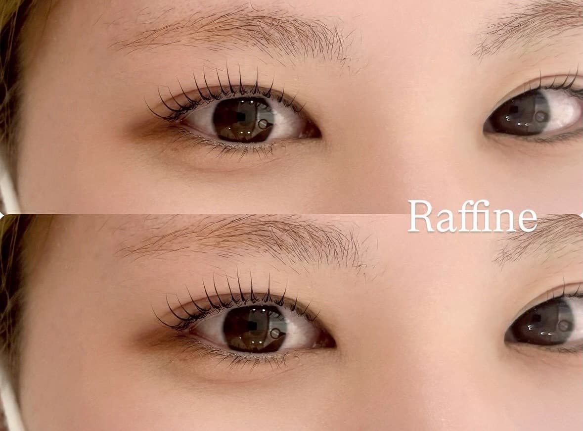 高知市でまつ毛パーマを受けた20代女性の目元変化|Raffineのナチュラルカール仕上がり事例